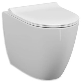 WC Vitra Sento filo muro a terra scarico rimless cod. 7985B003-0075