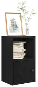 Libreria Rovere Nero 31x24x52 Cm İn Legno Multistrato /