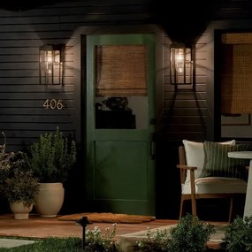 Kichler KL-HONE-M-BKT - Applique da esterno HONE M 1xE27/60W/230V IP44