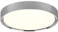 Plafoniera Rotonda Clarimo Led Dimmerabile Cromo IP44 33 cm Trio Lighting