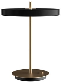 Lampada da tavolo dimmerabile a LED nera con paralume in metallo (altezza 41,5 cm) Asteria Table - UMAGE