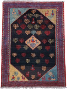 Gabbeh Tappeto persiano 230 x 170 (Iran) Annodato A Mano