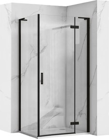 Cabina doccia REA Hugo Black 80x80