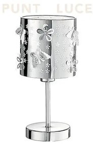 Lume butterfly cromo 1xe14 13x13x19cm i-butterfly-l