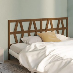 Testiera Per Letto Ambra 206x4x100 Cm İn Legno Massello Di Pino /