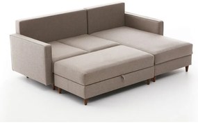 Divano angolare beige (angolo destro) Eva - Balcab Home