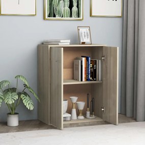 Credenza rovere sonoma 60x30x75 cm in truciolato