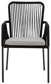 Sedie da pranzo nere in un set di 2 Santino - Bloomingville