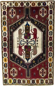 Shiraz Tappeto 140x210 (Iran) Annodato A Mano