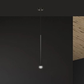 Lampada a Sospensione SELTER 1 BLACK, WHITE e GOLD Colore del corpo Nero