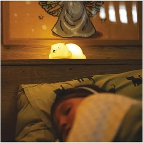 Luce notturna ricaricabile LED RGB, 3,7 V, 1200 mAh, a forma di orsetto