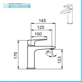 Set miscelatori lavabo e bidet in ottone cromo lucido Cristallo