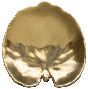 Piatto in gres dorato Riviera - Costa Nova