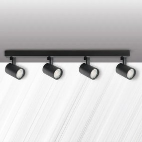 Faretto LYNX 4xGU10/10W/230V nero