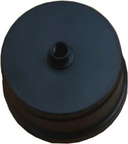 Tappo condensa nero in ghisa Ø 80 mm F per stufa a pellet