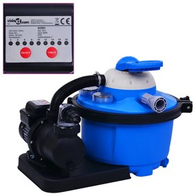 Pompa Con Filtro A Sabbia Con Timer 450 W 25 L /