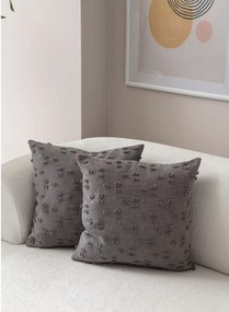 Federe decorative in set 2 pz 43x43 cm Tuffet – Mioli Decor