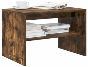 Mobile Porta Tv Rovere Fumo 60x40x40 Cm İn Legno Multistrato /