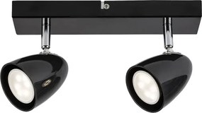 Rabalux 73017 - Faretto PERICO 2xGU10/5W/230V nero
