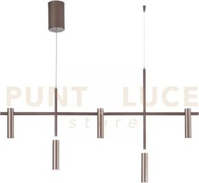 Lampadario a sospensione led candle bronzo 40w 3600lm 4000k 120x19,...