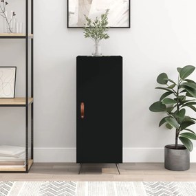 Credenza Nero 34,5x34x90 Cm İn Legno Multistrato /