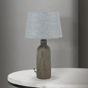 Orion LA 4-1226 - Lampada da tavolo ORCHID 1xE27/40W/230V ceramiche marrone/grigio