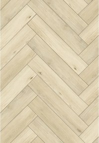 Mexen Calera campione di pannelli vinilici a spina di pesce SPC 6,5 mm, sottofondo IPEX 1,5 mm, 4 V-Fuga, Rovere - F1168-S