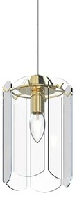Zuma Line MD3523-1-EGN - Lampadario a sospensione con filo NIRA 1xE14/40W/230V oro