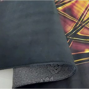 Tappeto nero con motivo audace Larghezza: 120 cm | Lunghezza: 180 cm
