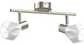 Prezent 27510 - Faretto METIS 2xE14/40W/230V cromo opaco