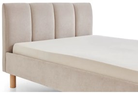 Letto singolo imbottito beige rete non inclusa 120x200 cm Joker – Meise Möbel