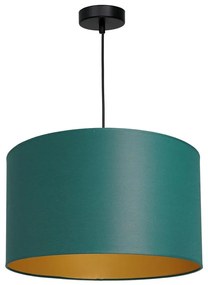 Lampadario a sospensione con filo ARDEN 1xE27/60W/230V diametro 40 cm verde/oro