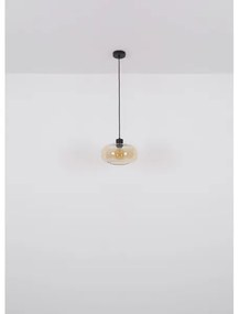 Globo 15566HA - Lampadario a sospensione con filo GIUSEPPE 1xE27/40W/230V diametro 28 cm limpido