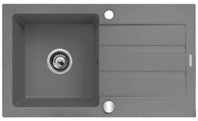 Lavello a Una Vasca Maidsinks 76 x 44 cm Grigio