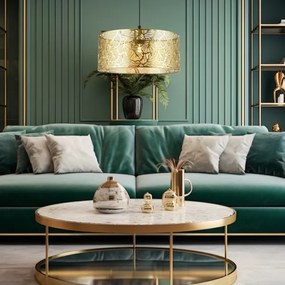 Lampadario a sospensione con filo FIORE 1xE27/15W/230V oro