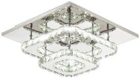 Lampada Da Soffitto Cristallo Plafoniere LED 24W Quadrato APP410-C