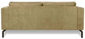 Divano in senape 165 cm Gomero - Scandic