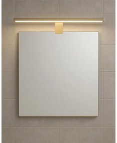 Illuminazione specchio bagno LED/8W/230V 4000K 50 cm IP44 oro opaco