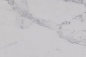 Set di tavolini bianchi effetto marmo 2 pz 58x58 cm Dice - Actona