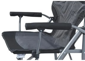 Sedia da campeggio pieghevole nera