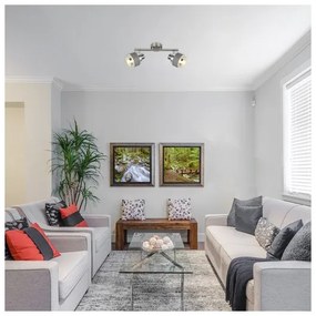 Rabalux 5380 - Faretto BASIL 2xE14/40W/230V