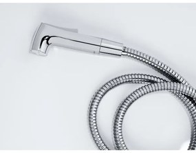 WENKO 23999100 - Set per bidet WATERSAVING SYSTEM 12x7 cm lucido cromo/argento