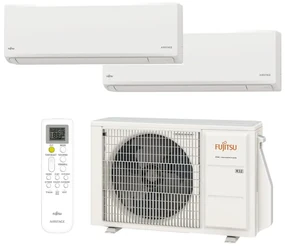 Condizionatore a muro multisplit FUJITSU DUAL9+9KN 18000 BTU 5 KW classe raffreddamento A+++ classe riscaldamento A++
