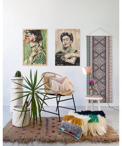 Insegna in legno 40x60 cm Frida Les Amants - Madre Selva