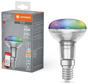 Lampadina LED RGBW dimmerabile SMART+ E14/3,3W/230V 2700-6500K Wi-Fi - Ledvance
