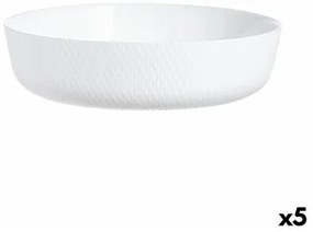 Teglia da Cucina Luminarc Smart Cuisine Bianco Vetro Ø 26 cm (5 Unità)