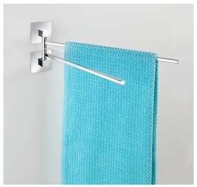 Barra portasciugamani doppia autoportante Quadro - Wenko