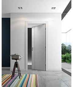 Porta battente inversa Incanto V bianco latte L 60 x H 210 cm destra