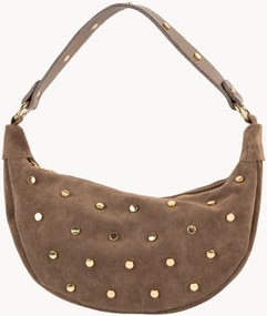 Borsa a mano in camoscio fatta a mano Lyra