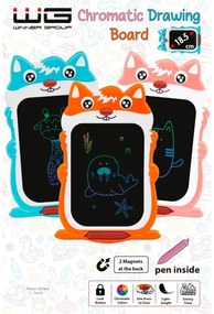 Winner Group - Tavolo da disegno per bambini 7,3" 1xCR2016 squirrel